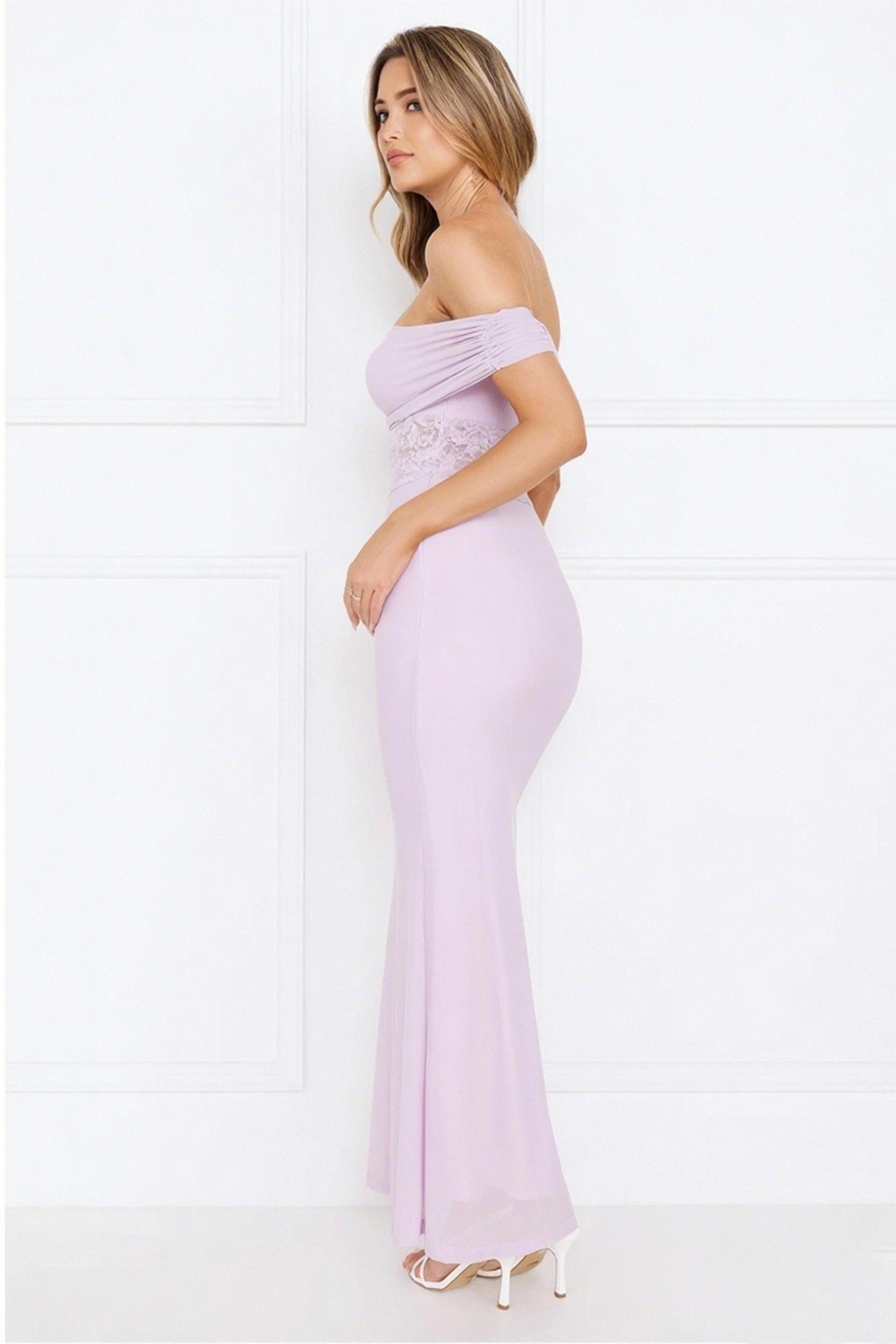 Off Shoulder Maxi Dress