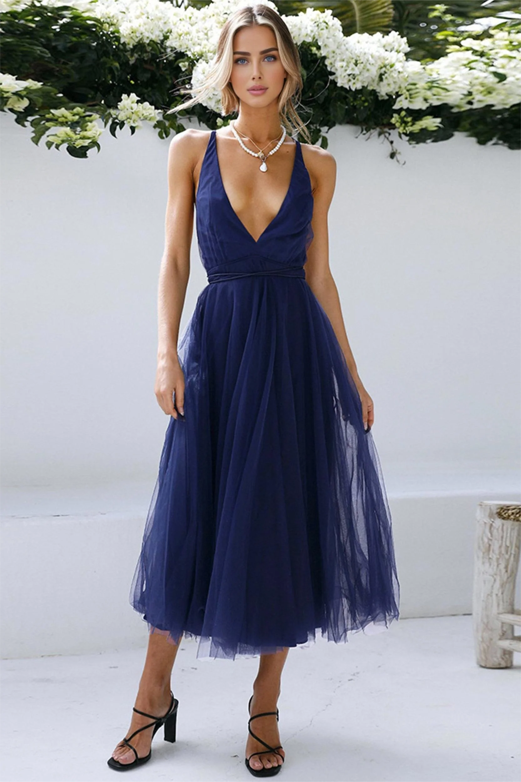 Summer Cinderella Midi Dress
